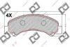 DJ PARTS BP2198 Brake Pad Set, disc brake